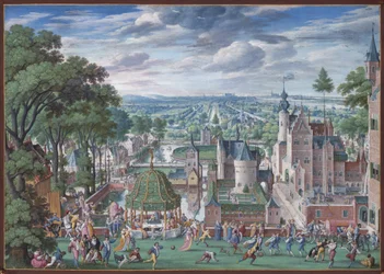 Park Landscape with Castle