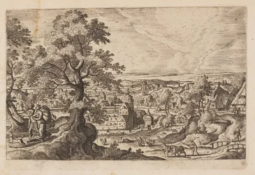 Plate 16, from Landscapes with Scenes from the Old and New Testament and Ovid