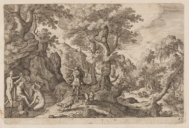 Plate 29, from Landscapes with Scenes from the Old and New Testament and Ovid’s Metamorphoses