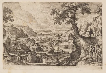 Plate 8, from Landscapes with Scenes from the Old and New Testament and Ovid