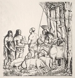 Hottentots with Herd