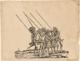 Five Tilters on Foot