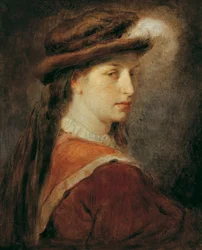 Lady with Feather Hat