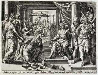 Solomon Receives the Queen of Sheba