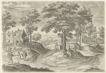View of the Leprosy House of Scheut (series title: Views from the Surroundings of Brussels)