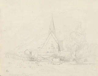 Vossevangen with Voss Church
