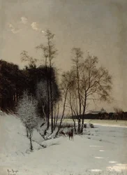 A Winter View in Posen, 1887