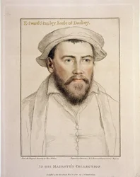 Edward Stanley Earl of Derby (1508-1572) engraved by Francesco Bartolozzi (1727-1815) 1793