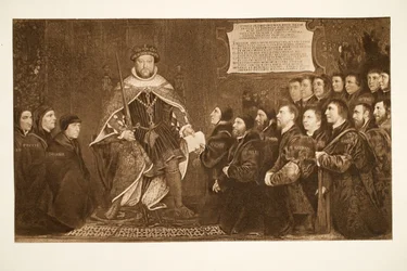 Henry VIII Granting a Charter to the Barber-Surgeons