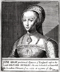 Jane Gray, engraved by William Marshall