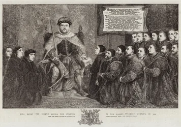 King Henry the Eighth Giving the Charter to the Barber-Surgeons
