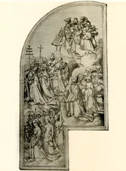 Design for an Altarpiece Depicting Saints