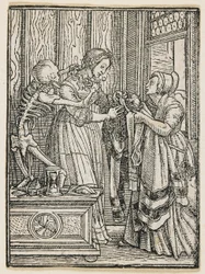 The Countess from Dance of Death (Lyons), 1538