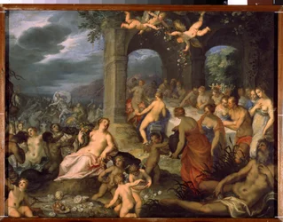Feast of the Gods, the Marriage of Peleus and Thetis