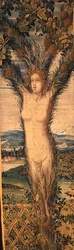 One of a Pair of Tapestries Depicting Daphne and Pitys, Mid-16th Century