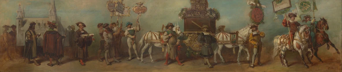Design for the 1879 pageant - The building trade