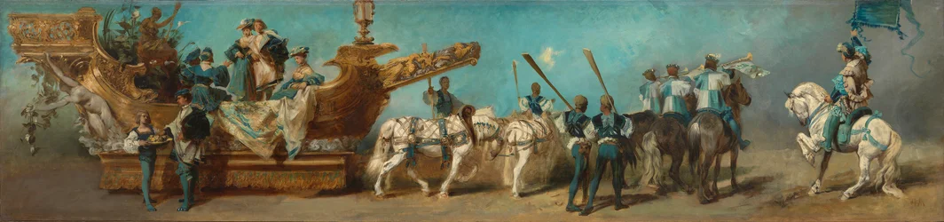 Design for the Festive Procession 1879 - The Danube Steam Navigation Company