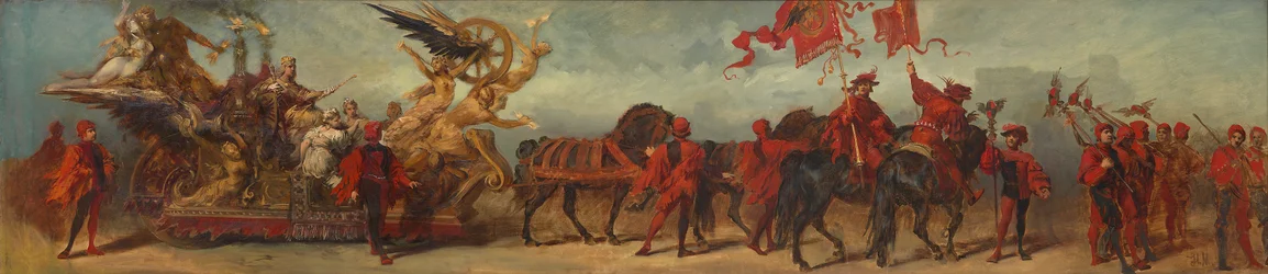 Design for the Festive Procession 1879 - The Railway Workers