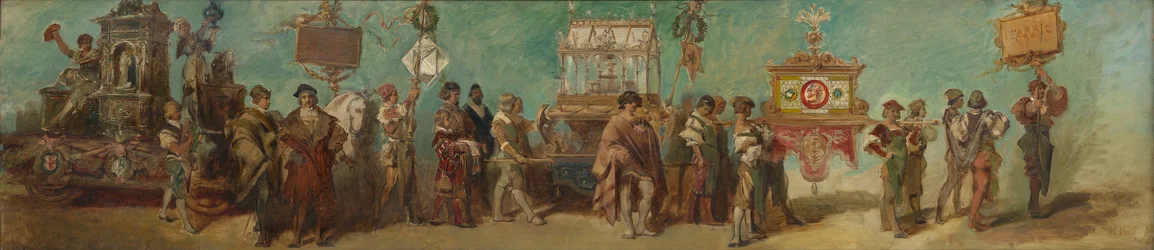 Design for the Festive Procession of 1879 - The Potters and Glaziers