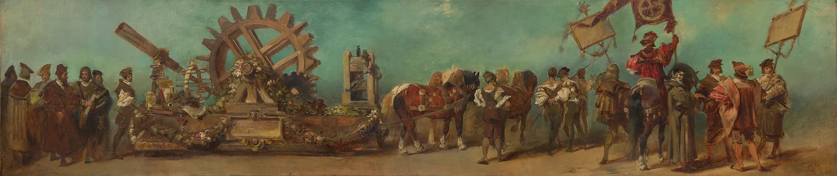 Design for the Festive Procession of 1879 - The Machine Builders and Mechanics