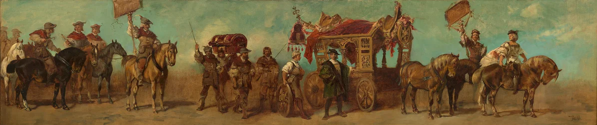 Design for the 1879 Pageant - The Cartwrights, Saddlers, Strap Makers and Pouch Makers