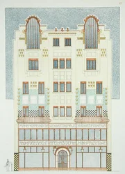 Design for a Five Storey Building, Early 1900s, from 
