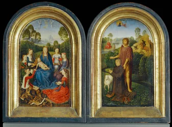 Diptych of Jan Du Cellier, Bourgeois of Bruges