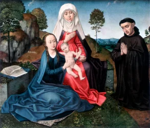 St Anne, The Virgin and Child and a Donor