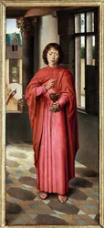 Triptych of John Donne: Right Shutter, Saint John Evangelist, Name-Saint of Sir John Donne