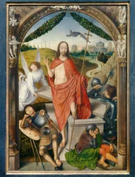 Triptych of the resurrection (central part)