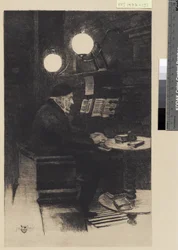 Hartmann Playing the Organ