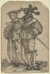 Dancing Couple I, from The Wedding Dancers restrike