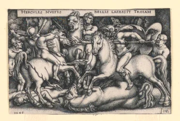 Hercules Fighting against the Trojans