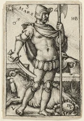 Mars, plate three from The Seven Planets with the Zodiacs