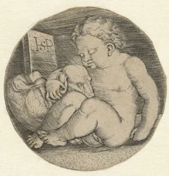 Nude Girl with a Dog