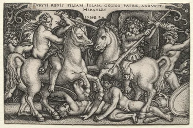 The Labors of Hercules: Hercules Abducting Iole