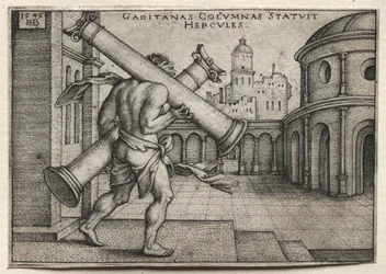 Hercules Carrying the Columns of Gades