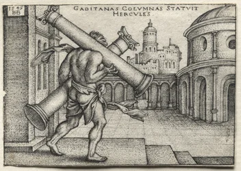 The Labors of Hercules: Hercules Carrying the Columns of Gades