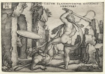 The Labors of Hercules: Hercules Killing the Giant Cacus