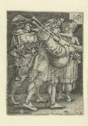 Two Musicians and a Girl