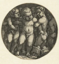 Seven nude boys