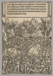 Second Flemish Rebellion, Plate 10 from Historical Scenes from the Life of Emperor Maximilian I from the Triumphal Arch