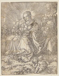 The Madonna on a Grassy Bank