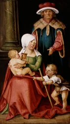 Mary Salome and Zebedee with Their Sons James the Greater and John the Evangelist, c.1511