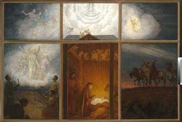 The Mother of God Adoring the Christ Child in the Stable