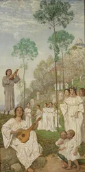 Easter Triptych: Fields of the Blessed (Paradise)