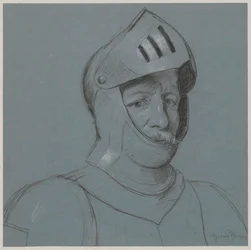 Bust of a Knight in Armor