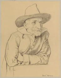 Study of an Old Bearded Man in a Hat