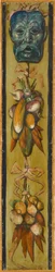 Wall Frieze from the Music Room of the Pringsheim House, Munich: Bearded Mask with Vegetable Bundles. Right of Inv.-No. 1917