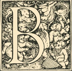 B - An Alphabet by Hans Weiditz, c1520-1521